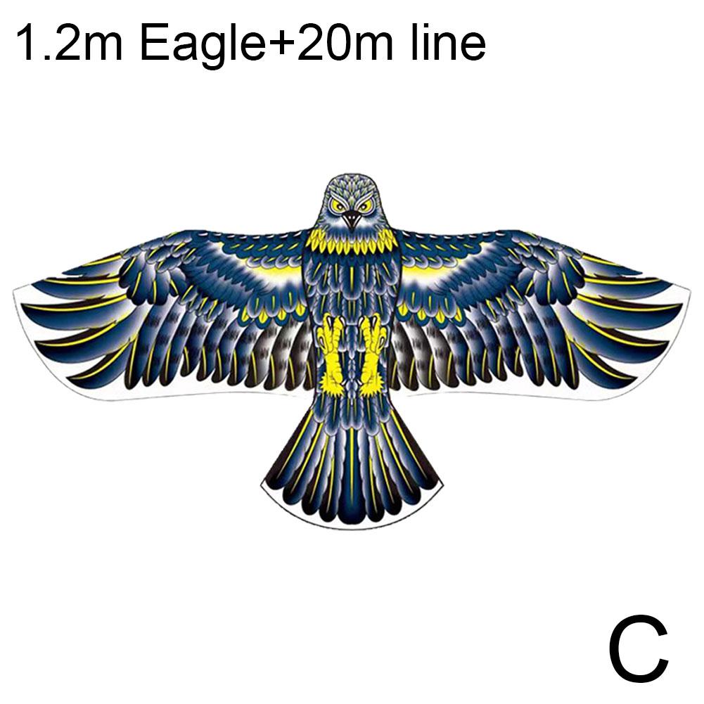 2025 Brand-new Scarecrow Decoy for Farm Garden Pest Bird Repellent Anti Bird Flying Hawk Kite Bird Repeller Large Eagle Kites