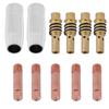11PCS Conductive Tip Holder MIG Welding Consumables  for 15AK Torch Tool Welding Machine Accessories