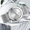 Luxury Brand Wristwatch MISSFOX Minimalist Fashion Quartz Watch Classic Design Waterproof Stainless Steel Mesh Belt Wristwatches