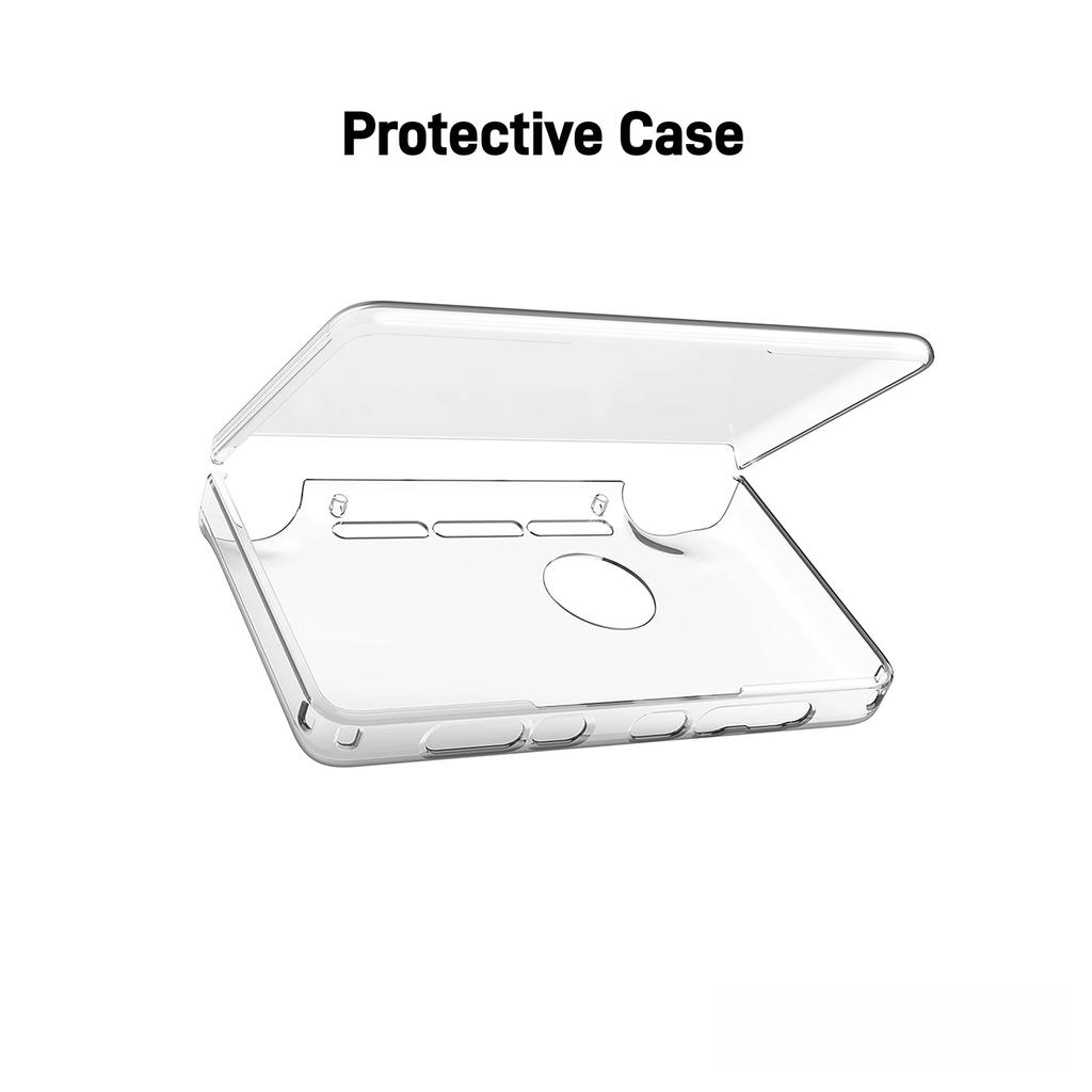 AYN THOR Gaming Console Accessory Bundle Ergonomic TPU Grip + Shockproof Carry Case + HD Tempered Glass Screen Protector