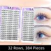 32Rows False Eyelashes Self Adhesive Grafting Eyelashes Artificial Eyelashes  Personal Care