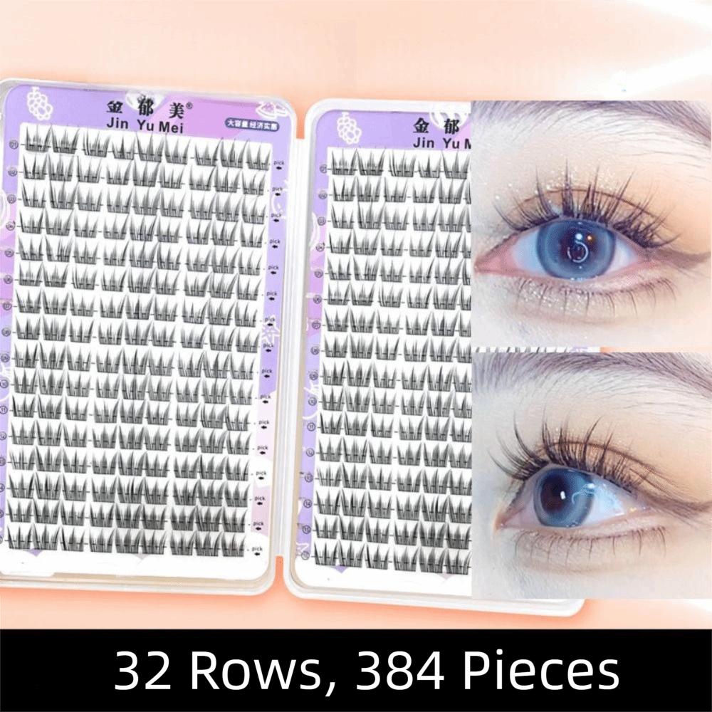 32Rows False Eyelashes Self Adhesive Grafting Eyelashes Artificial Eyelashes  Personal Care