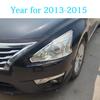 Car Cover Detector ABS Chrome For Nissan Teana Altima 2013 2014 2015 2016 2017 2018 Front Head Light Lamp Trim Frame Eyebrow