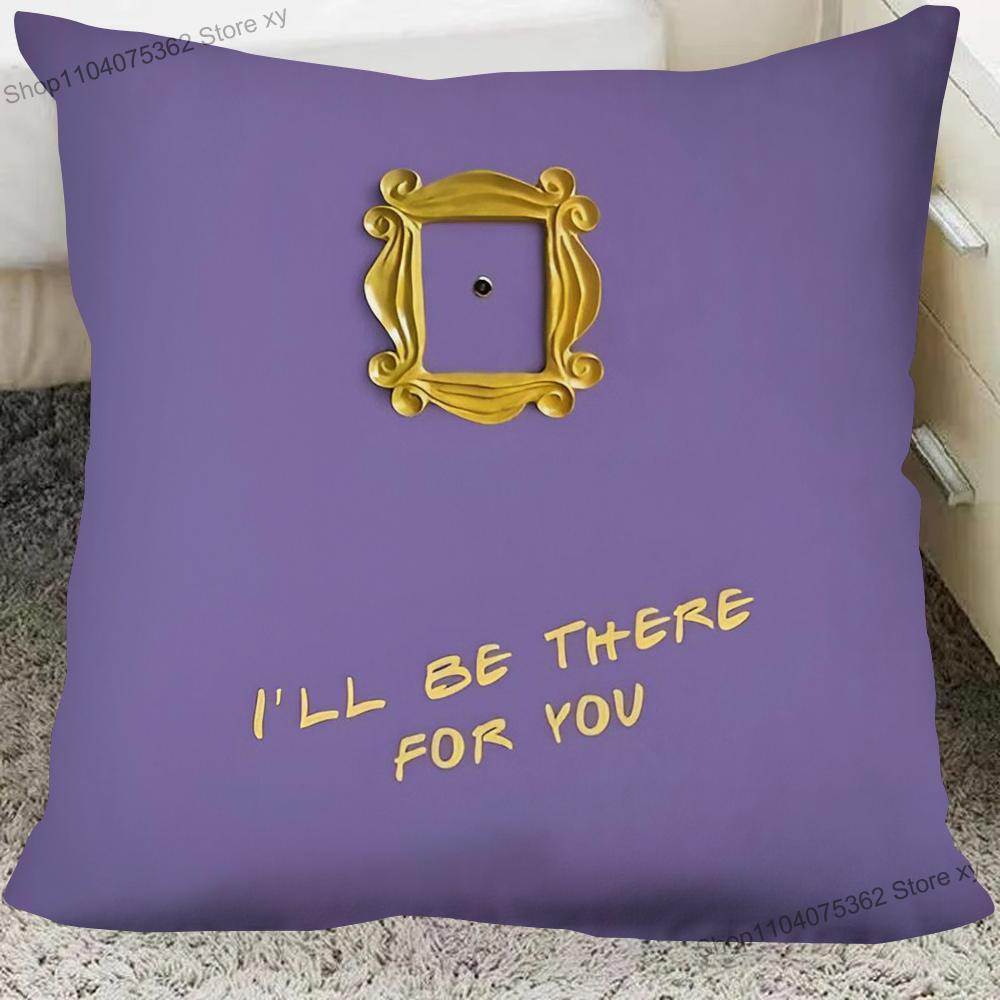 1Pc Classic Tv Series Friends Pillow Case Square Pillow Cushion Cover Bedroom Sofa Room Decoration Casual Pillow Cover