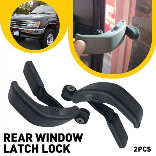 2X Серые Защелки Замки Заднего Окна Для Toyota Tacoma T100 1989-2000 Hilux 1988-1997