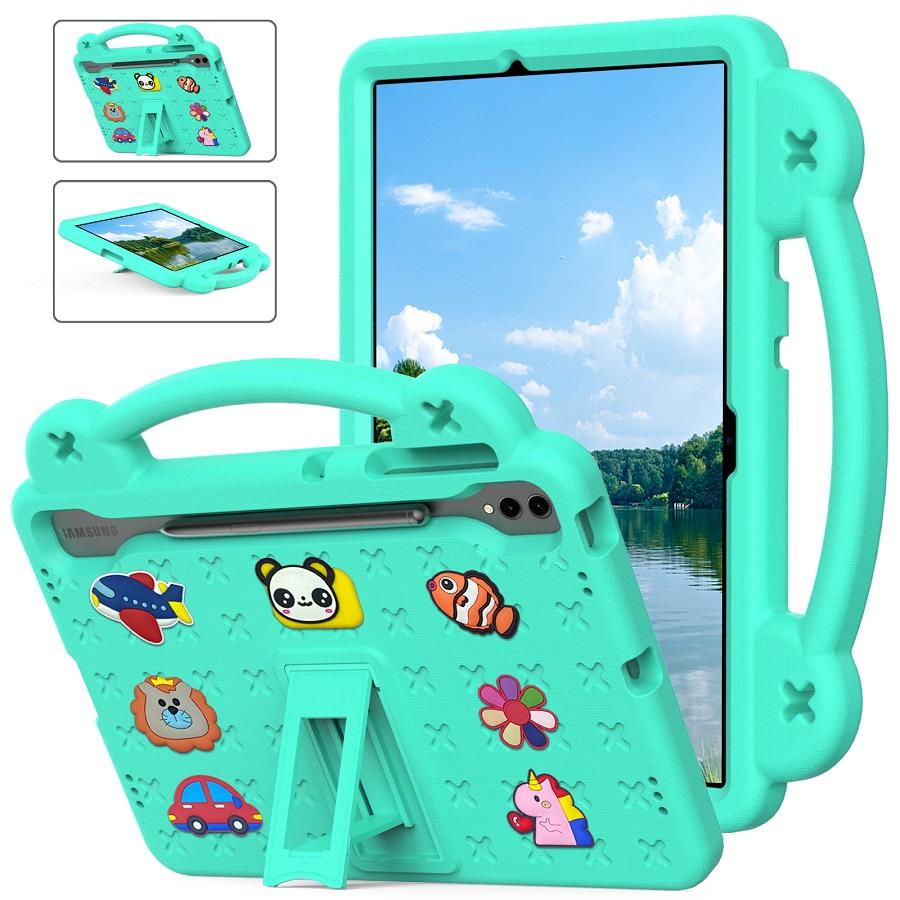 Étui Stand Ours EVA pour Enfants Pour Samsung Galaxy Tab S9 FE S8 11 Funda Tab S10 S9 FE Plus 12.4 S7 FE S8 Plus Housse de Tablette antichoc Tab A9 8.7 2023