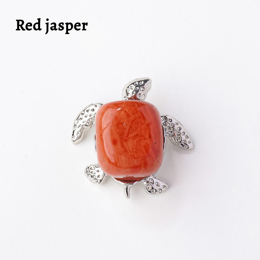 1pc Natural Crystal Tumbled Stone Turtle Jewelry Crystal Raw Stone Silvery  Home Office Decoration Holiday Gift rose quartz gift