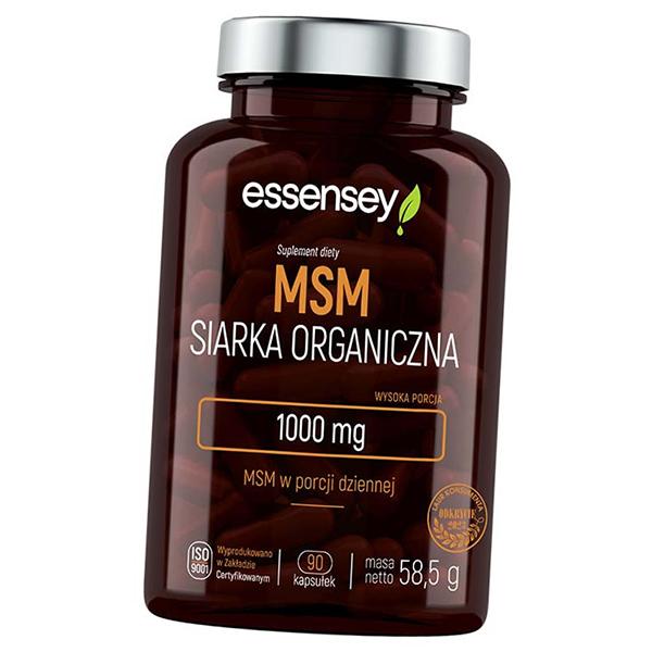 

Organic sulfur MSM, MSM Organic Sulfur 1000, Essensey 90caps (03673003) 90caps