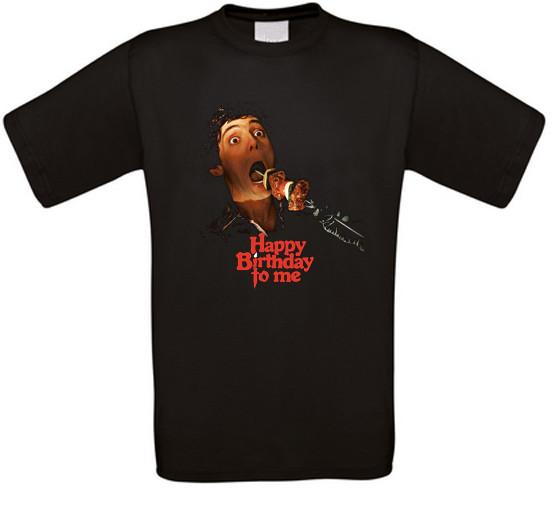 Happy Birthday to Me Horror Cult Movie T-Shirt L