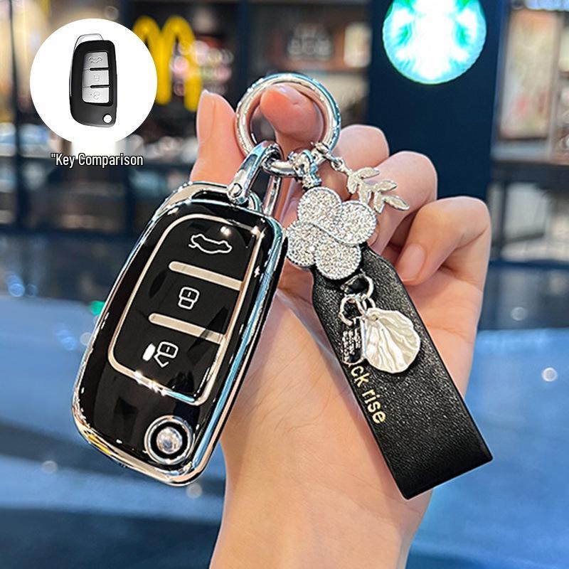Geely Folding Key Cover for Vision X3, King Kong, Emgrand GL, Panda S1, Boyue X1, Xingrui, Binrui.