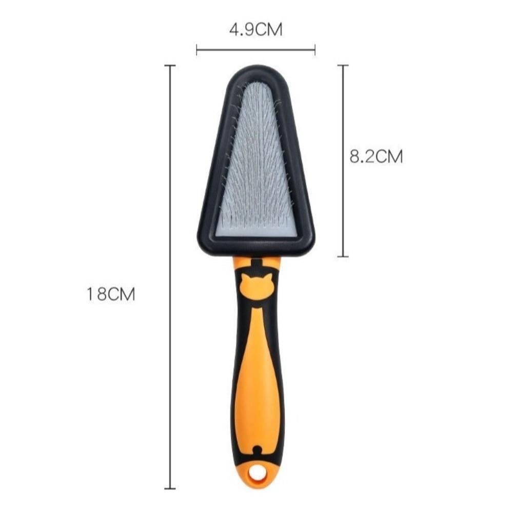 Quality Stainless Steel Cat Brush Cleaning Tools Soft Handle Dogs Combs Dog Grooming Brush Dog