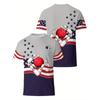 T shirt 3D Print Men's Bowling Lovers Sport Tees Casual Plus Size Unisex Top Summer Street Youth Man Clothing