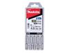 Makita 3D Plus Carbide Drill Set SDS Plus Shank 3.4mm Diameter 115mm Length 5 Pieces A-55114