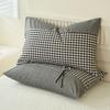 Home Pillowcase Cotton Pillow Cover Plaid Pillowslip Pillow Case Rectangle Pillowslip Pillow Case Bedroom Sofa Cushion Cover