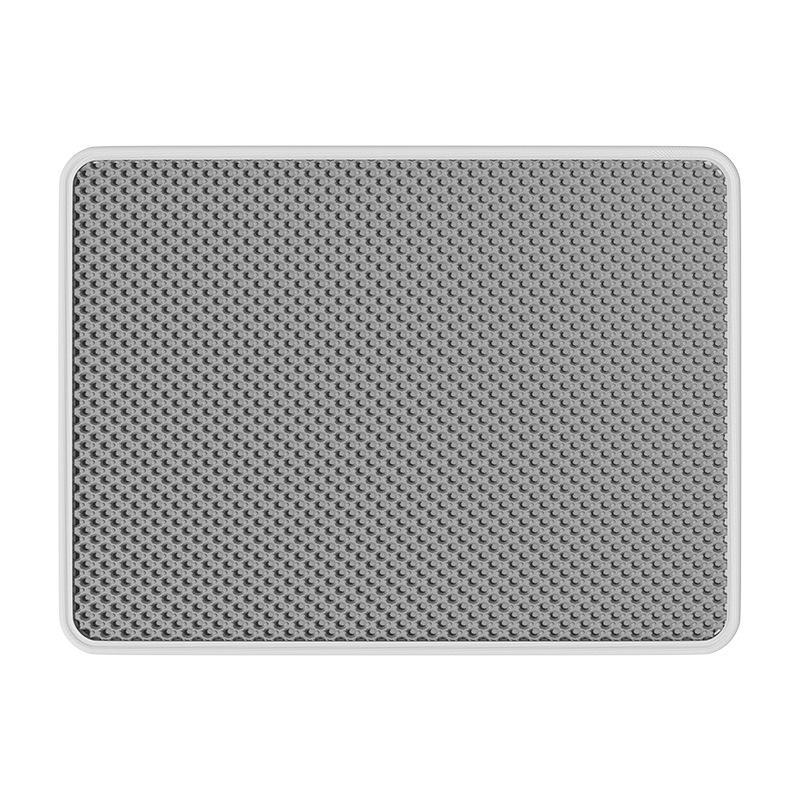 Double Layer Cat Litter Mat Urine Resistant Anti Spill Litter Trapping Pad Non Slip for Cat Cage Litter Box Area