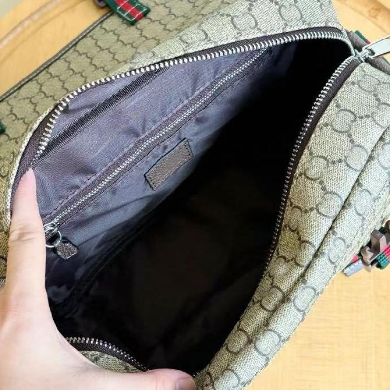 G Home New Men's Cross-body Bag Fashionable Leather Messenger Large-capacity One-shoulder Business Travel Flip