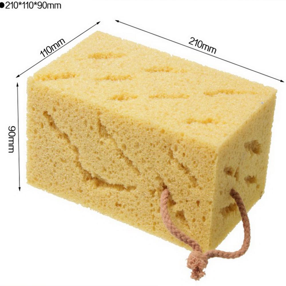 New Fashion Hot Sale Mini Yellow Car Auto Washing Cleaning Sponge Block