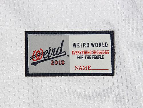 Wieoldeuwoldeu Weird 18 Rugby Jersey White
