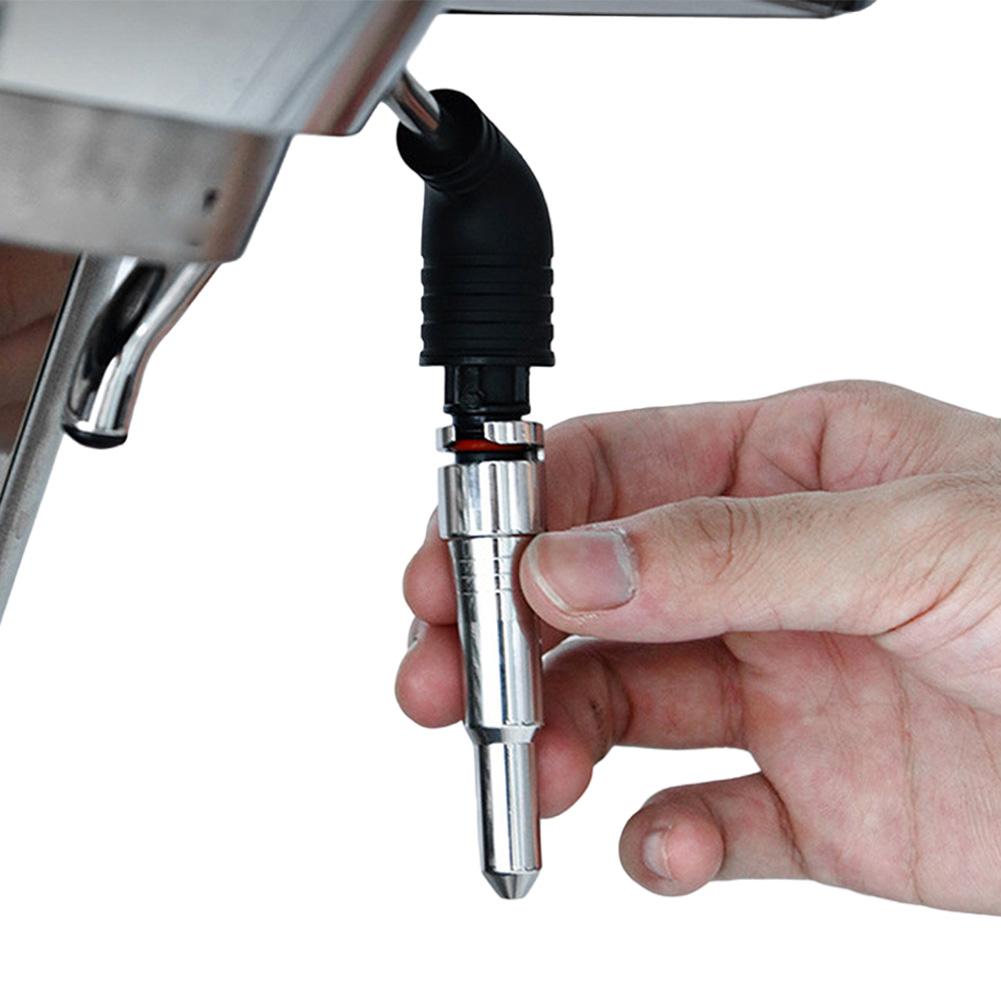 Dampfdüse, rostfreier Milchaufschäumer, Schaum-Innenrohr, waschbare Edelstahl-Kaffeemaschinendüse für Delonghi Dedica