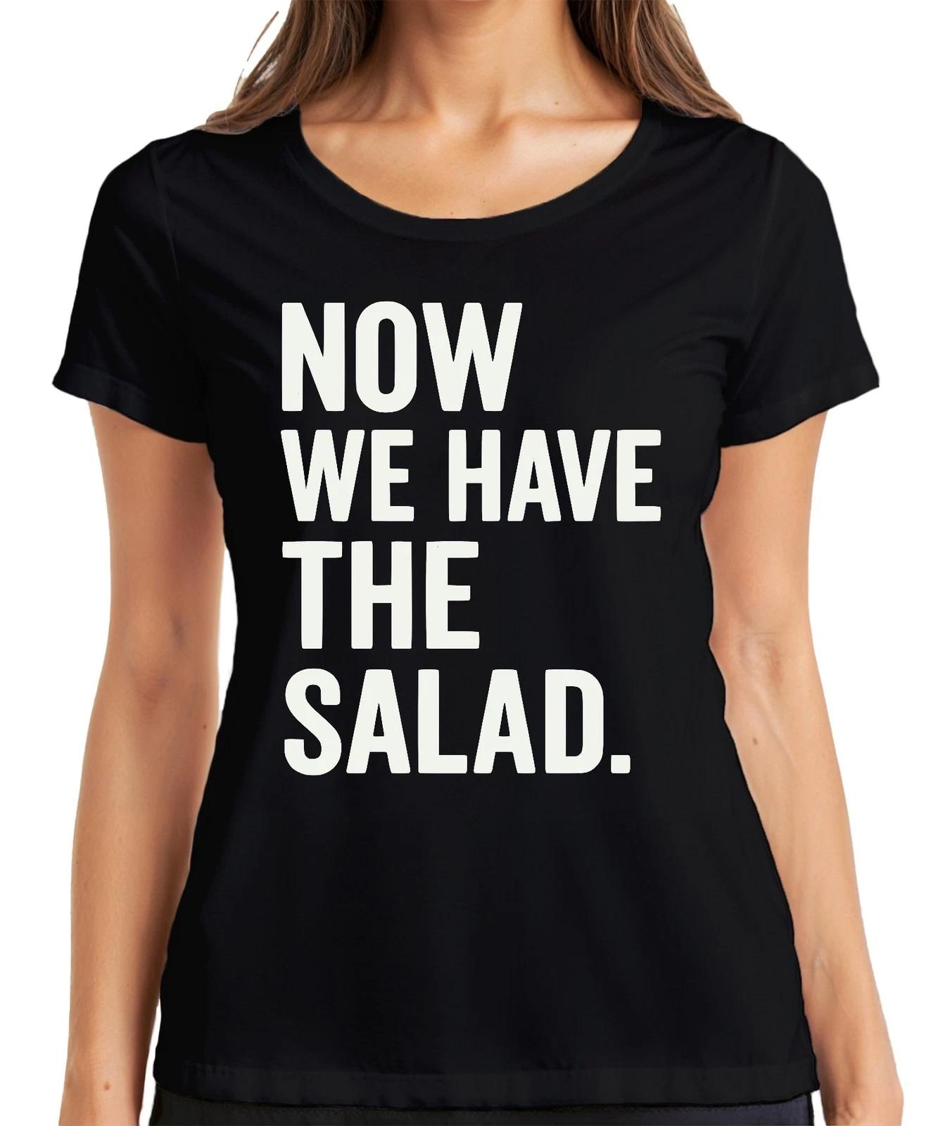 Jetzt haben wir den Salat Lustig Geschenk Küchenhumor Veganer Damen T-Shirt XXXL