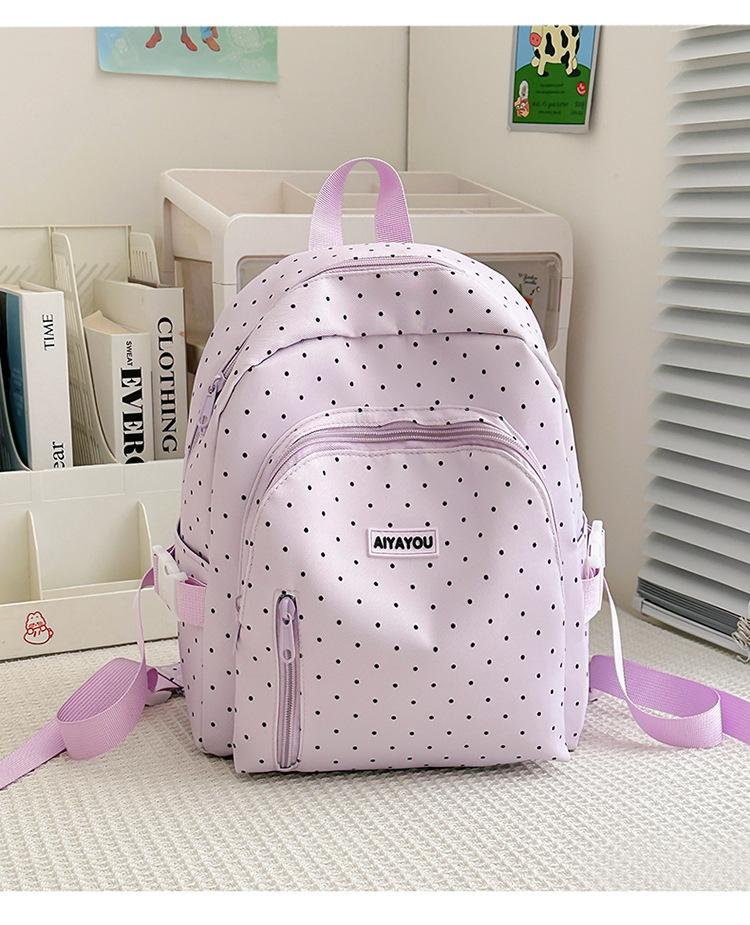 Schoolbag1011 spring new girls backpack high value cute large capacity versatile student casual backpack