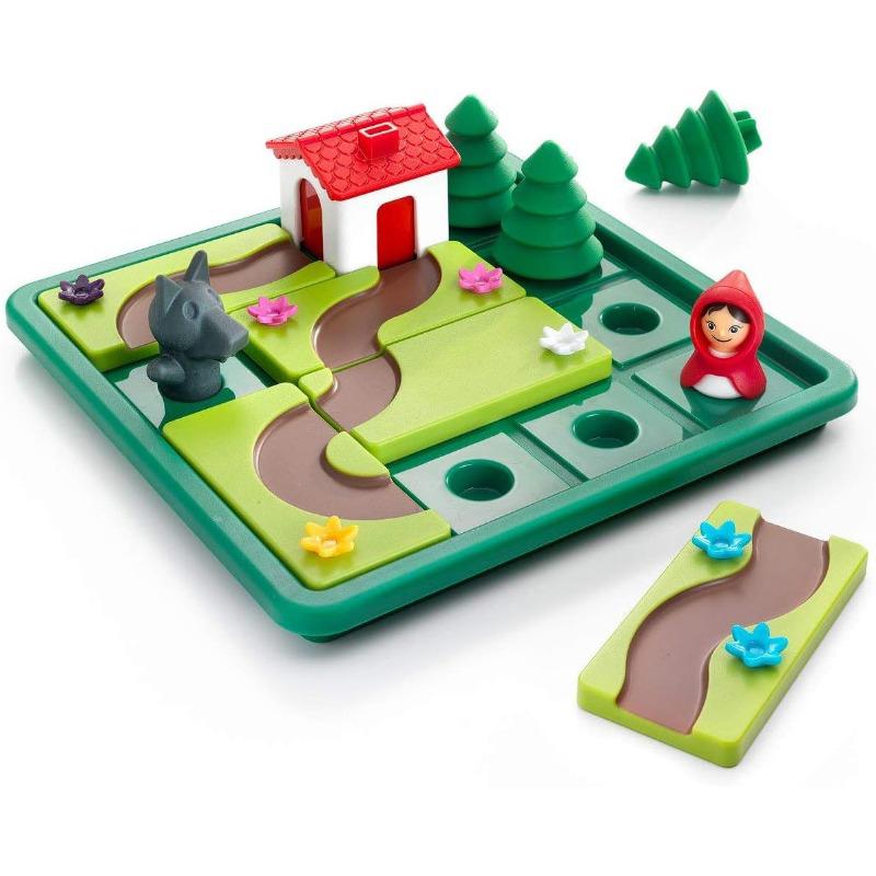 Pig Board Game Little Red Riding Hood Smart Hide&Seek Board Games With Solution Skill-Building Puzzle Game Toy Children Gift