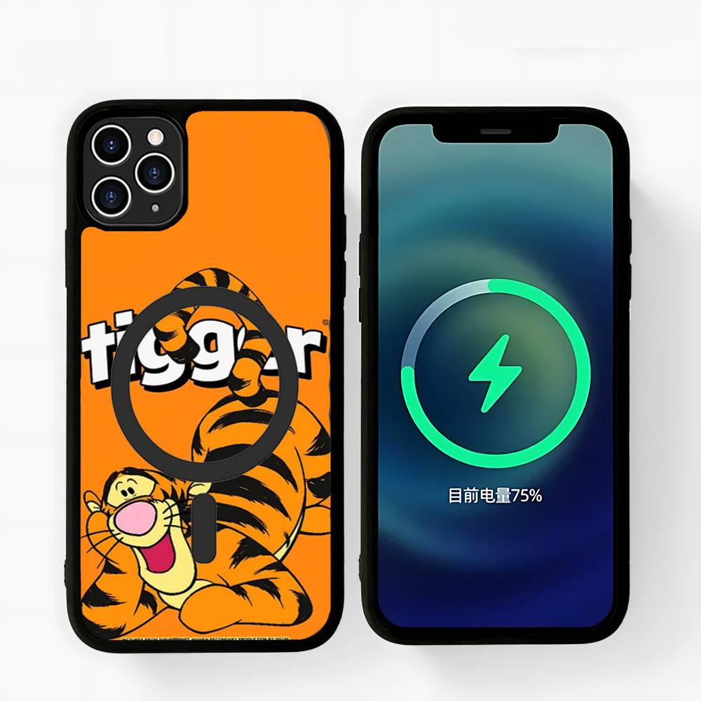 

Cute T-Tigger Magsafe Magnetic Wireless For IPhone 16 15 14 13 12 11 17 Pro Max Plus Phone Case iPhone 17 Pro