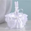 Fabric Wedding Flower Basket European Styles Petal Scattering Basket with Comfortable Grip For Flower Girls Formal Event