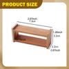 Dollhouse Storage Shelf Rack 1:12 Scale for Displaying Accessories Desktop Organizer DIY