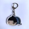 Jujutsu Kaisen Anime Figures Gojo Satoru Geto Suguru Cosplay Acrylic Key Chains Fushiguro Toji Character Keyring Decor Charm