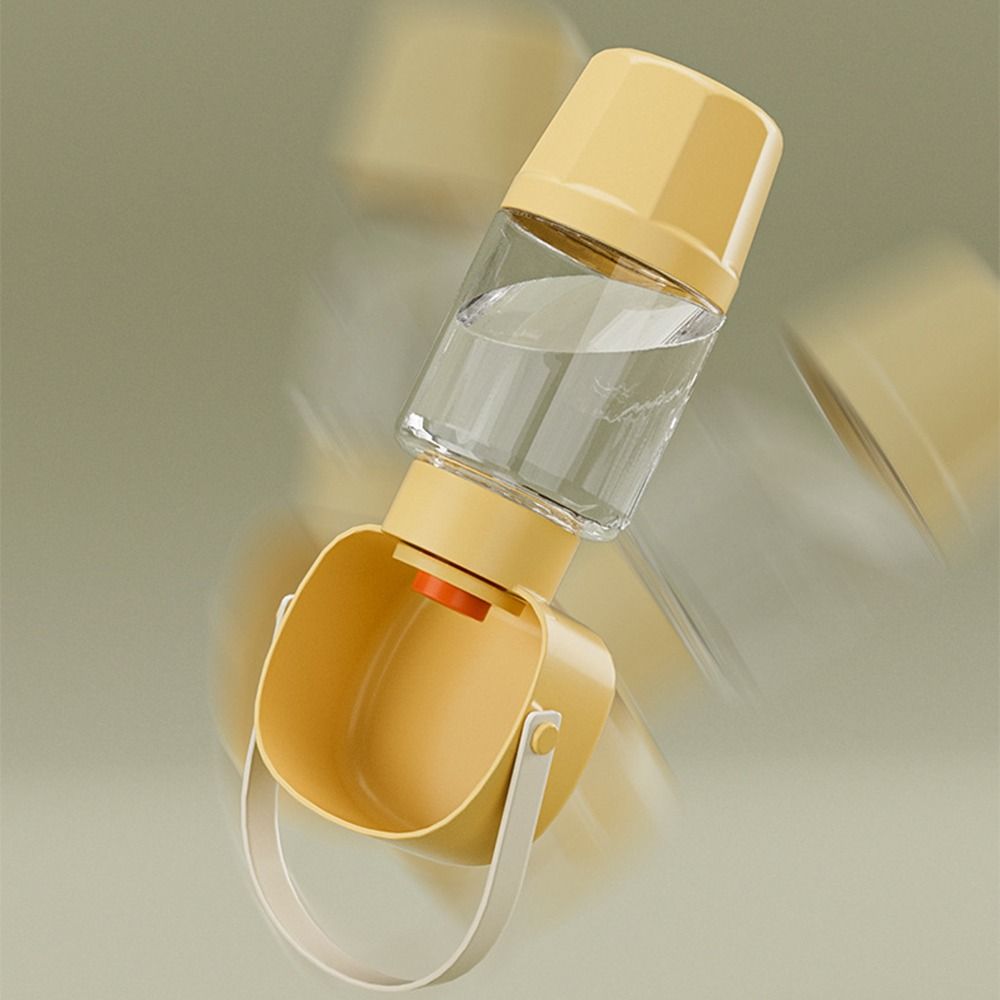 Food Container Dog Outdoor Drinking Bowl Lightweight 2 In 1 Pet Water Dispenser  Camping