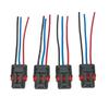 4PCS  Pigtail Wire Plug Connector Pulse Power Bus Bar Plug For Polaris RZR PRO XP XP4 Transmissions UTV ATV Accessories