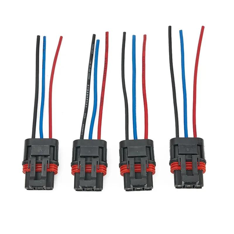 4PCS  Pigtail Wire Plug Connector Pulse Power Bus Bar Plug For Polaris RZR PRO XP XP4 Transmissions UTV ATV Accessories
