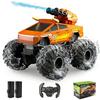 ZAVEN RC Car, Amphibious, Off-Road, with Water Gun, 4WD, 2 Rechargeable Batteries Included, 2.4GHz, Technical Standards Compliance Certified, Popular