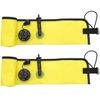 2x 1m Scuba Diving Inflatable Smb Surface Signal Marker Buoy Visibility Float Signal Tube Sausage,y