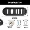 490-241-0010 Snowblower Slide Shoes Snow Thrower Skid Shoe with Mount Hardware for 31BM63P3 31AH55Q5 31AH64Q4 31AM62N2