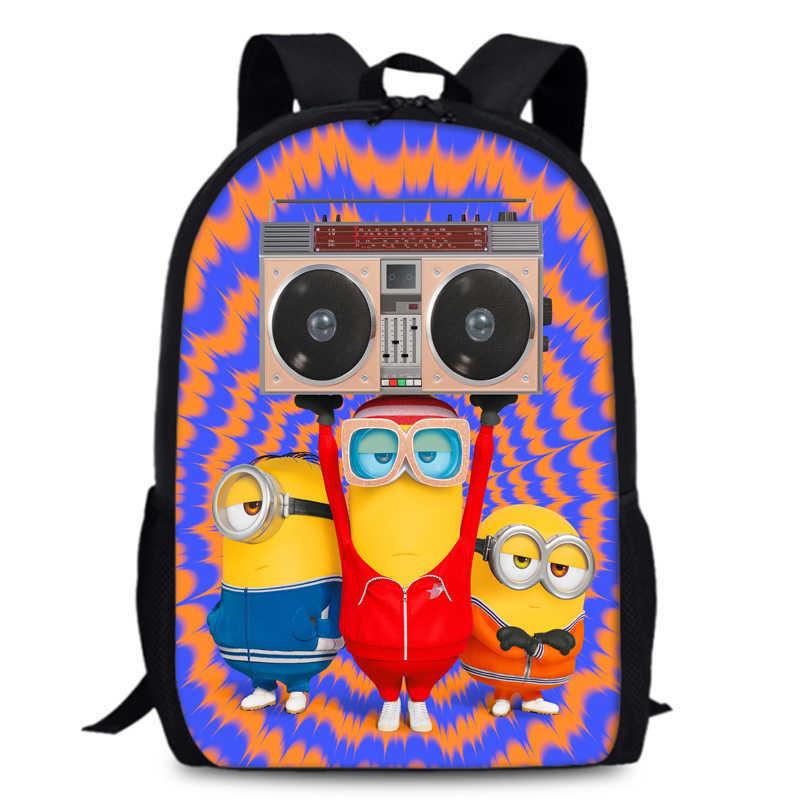 Przestronny 15-calowy plecak Despicable Me 4 do szkoły Tkanina Oxford Oddychający