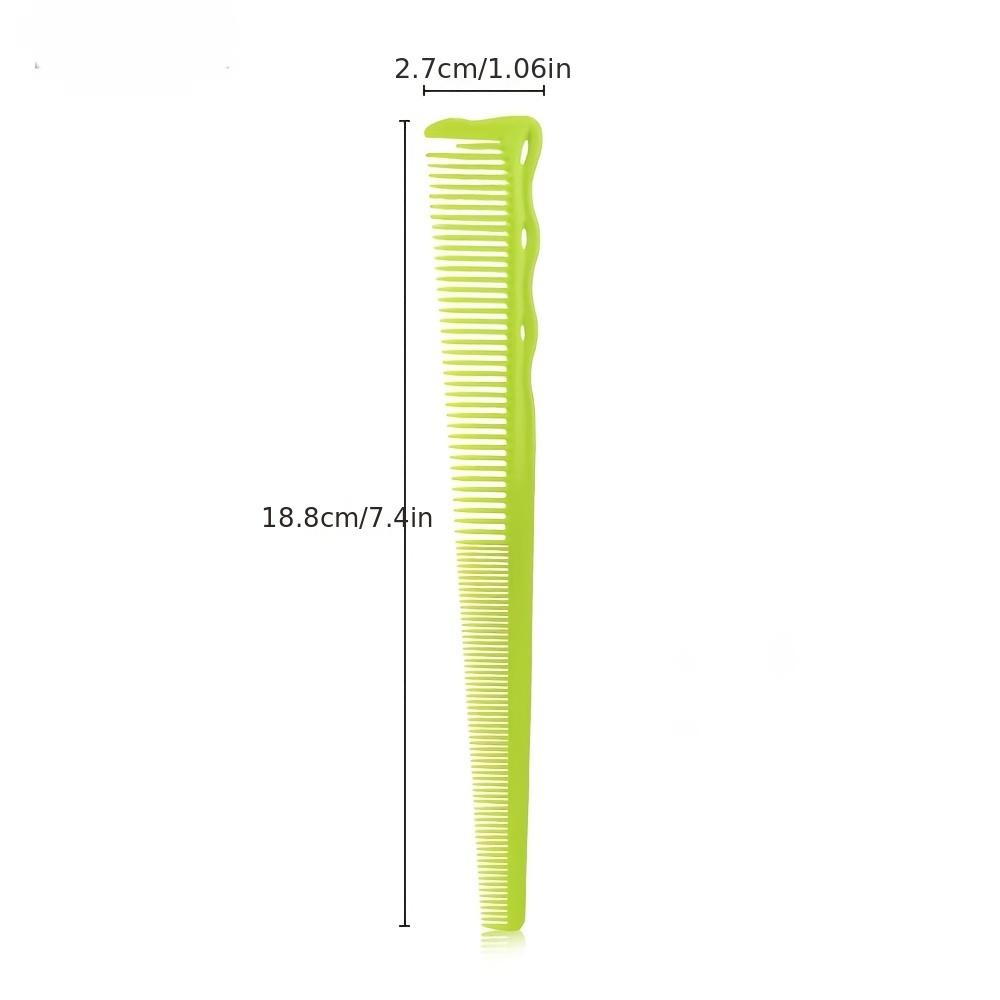 Wholesale Professional Hair Cutting and Styling Combs for Hairdressers, Featuring Plastic Construction with Varying Tooth Density