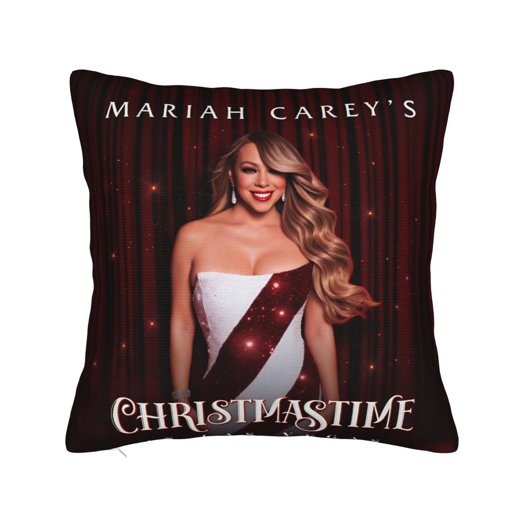 Mariah Carey Christmas Pillow Case  Soft Pillow Cover Morden Pillowcases For Living Room Chair