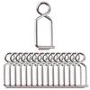 15Pcs Fast Lock Clips Easy and Secure Fishing Swivels Quick Change Lure Clips for Blowing Tube Squid Jig Fishing Accessories