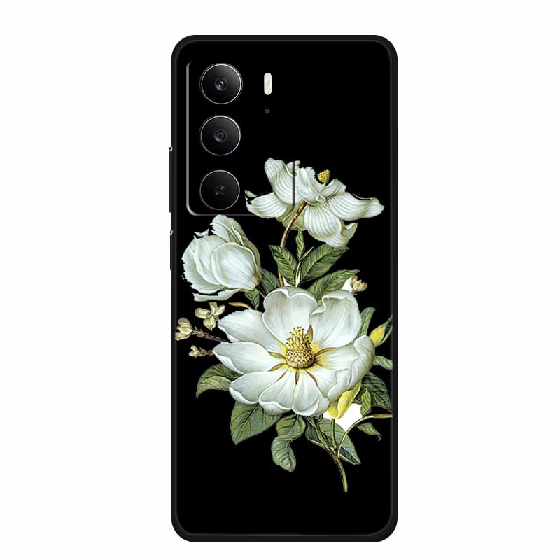 For Realme Narzo 80 Lite 5G Case Narzo80 Lite Coque Cartoon Cat TPU Black Silicone Soft Phone Case For Realme Narzo 80Lite Funda