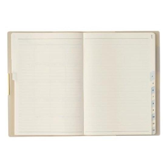 Nolty Peijem Diary 2027 B6 Monthly Glace Ivory 2516 (Starts December 2026)