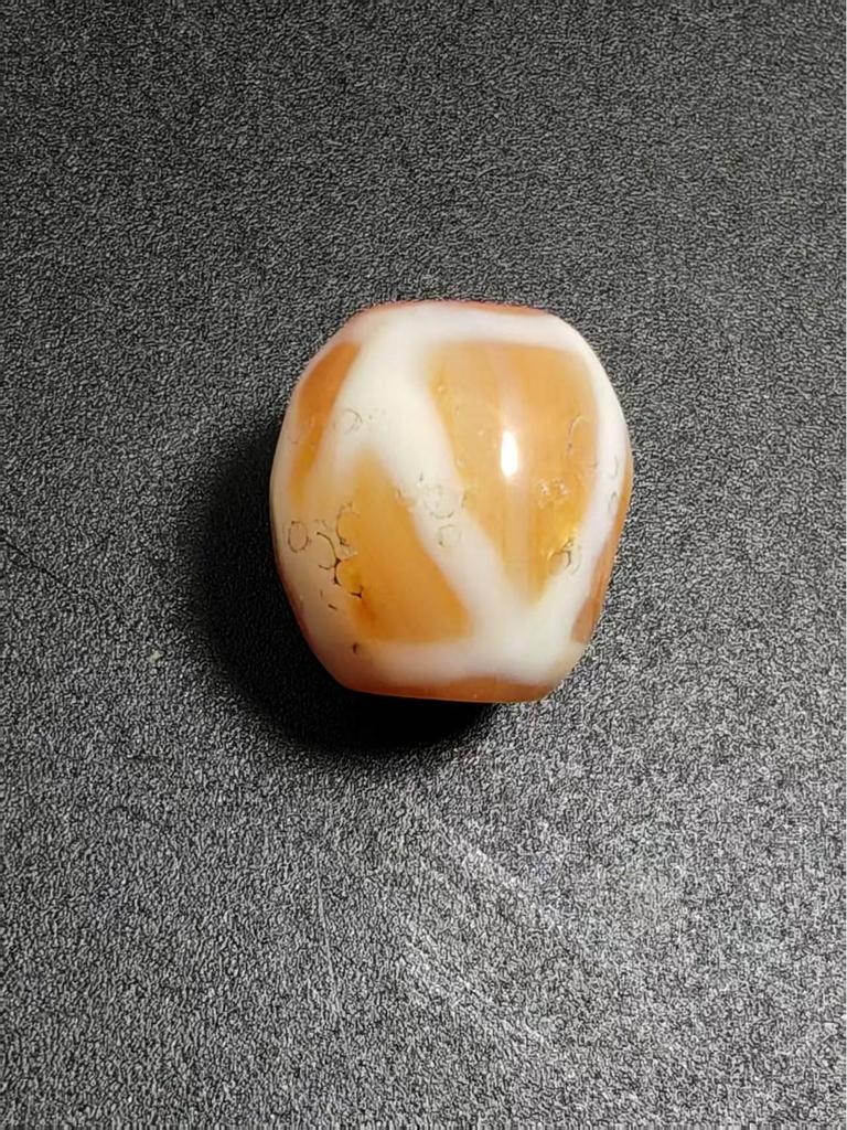 Contas de Ágata Dzi Tibetana Natural Gravada à Mão com Pátina Envelhecida, 15mm para Miçangas DIY