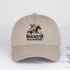 Winchester Cowboy Logo Print Soft-Top Baseball Cap Soft, Comfortable, Breathable, Adjustable Retro Western Style, Rugged Classic