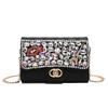 Premium Bag Women's New Versatile Small Fragrant Chain Messenger Bag Fashionable Diamond-encrusted Clutch Bag Dinner Bag