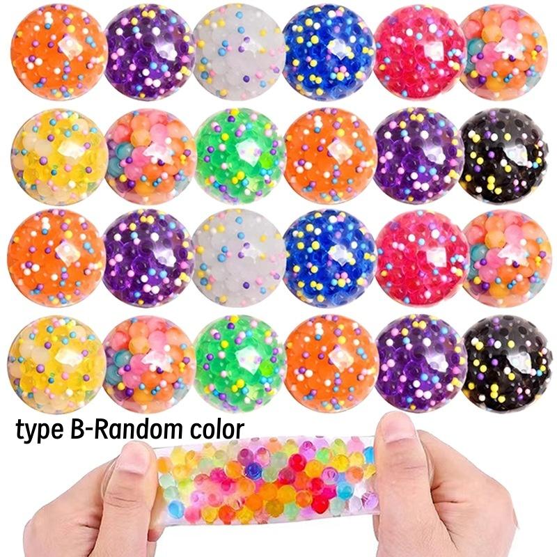 

6Pcs Squishy Stress Balls Fidget Toys Mini Squeeze Balls Adhd Stress Relief For Kids Adults Classroom Prizes Birthday Gift