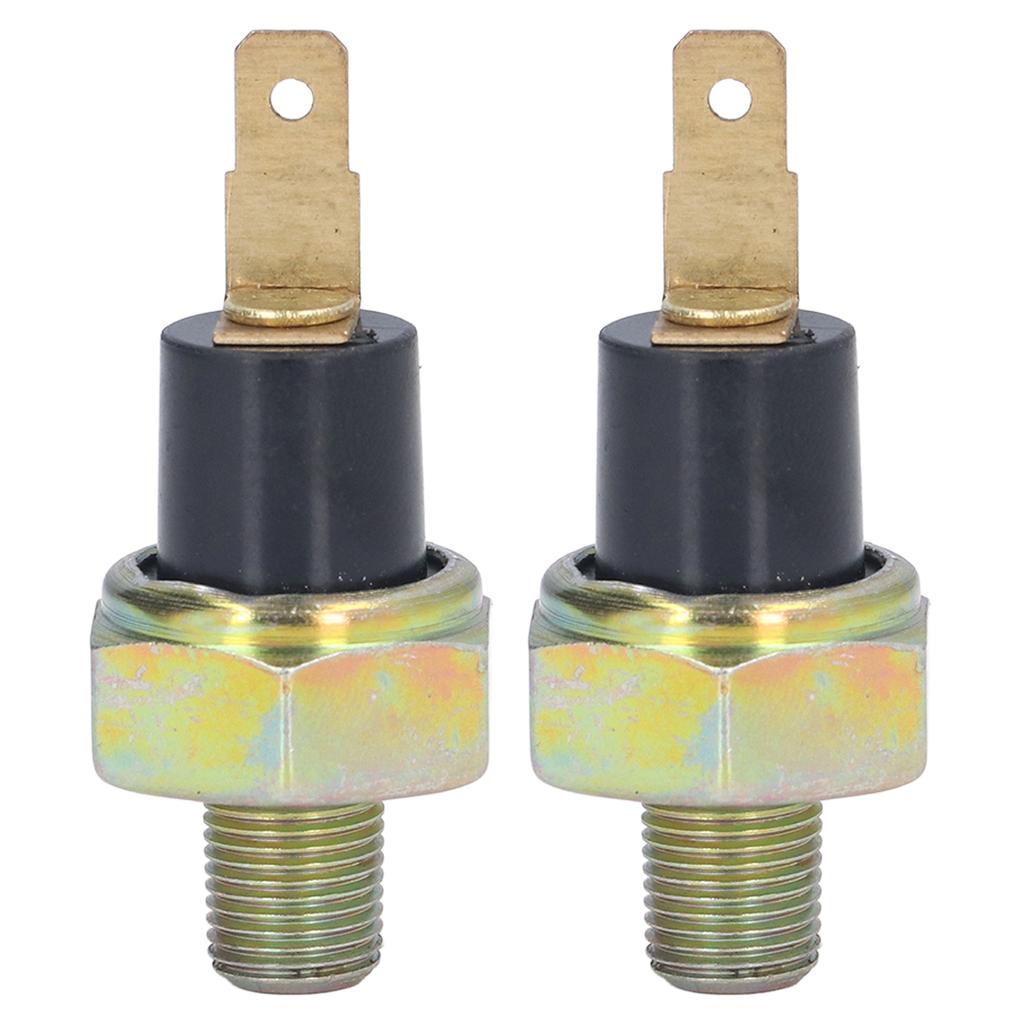 2Pcs Engine Oil Pressure Sensor Male Thread Oil Pressure Transducer for Air Cooled Diesel Engine