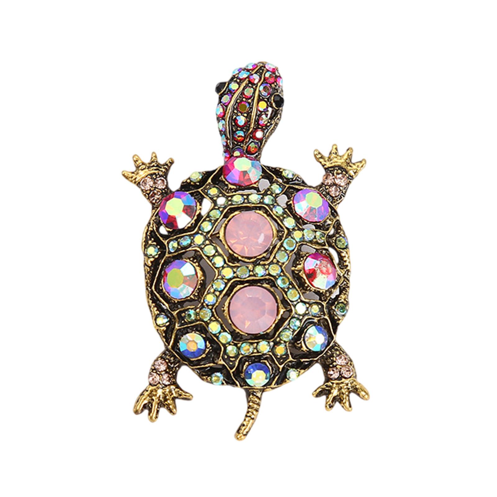 

Броши-черепахи из сверкающих страз, сплавные булавки, элегантная брошь, сплавная текстура, брошь-заявление для особых случаев золотой
