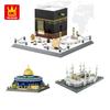 Bausteine Architektur Bausteine Moc Stadt Haus Moschee Kaaba Pädagogisches Spielzeug Geschenk für Erwachsene