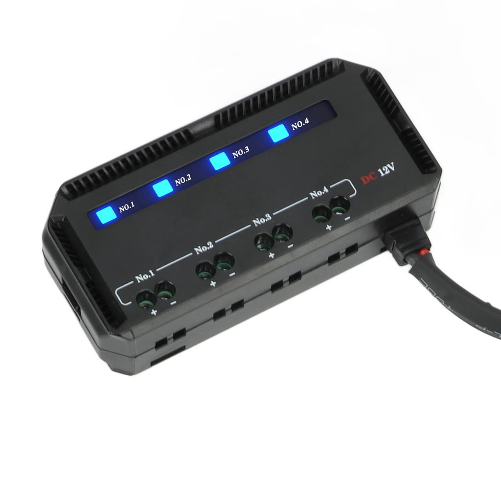 4 Way Fuse and Relay Box Quick Wiring 12V 20A with LED Indicator for Motorcycle Car Truck RV EV Fuse Relay